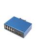 Obrázok pre Digitus DN-651147 síťový přepínač Nespravované Fast Ethernet (10/100) Podpora napájení po Ethernetu (PoE) Černá, Modrá