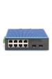 Obrázok pre Digitus DN-651147 síťový přepínač Nespravované Fast Ethernet (10/100) Podpora napájení po Ethernetu (PoE) Černá, Modrá