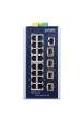 Obrázok pre PLANET IGS-6325-16T4S síťový přepínač Řízený L3 Gigabit Ethernet (10/100/1000) Modrá, Šedá