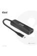 Obrázok pre CLUB3D CAC-1588 adaptér k video kabelům 0,17 m USB typu C HDMI Černá