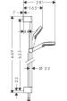 Obrázok pre Hansgrohe Crometta sprchový systém Chrom, Bílá