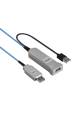 Obrázok pre Lindy 43345 USB kabel USB 3.2 Gen 1 (3.1 Gen 1) 30 m USB A 2 x USB A Modrá, Stříbrná