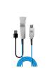 Obrázok pre Lindy 43345 USB kabel USB 3.2 Gen 1 (3.1 Gen 1) 30 m USB A 2 x USB A Modrá, Stříbrná