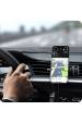 Obrázok pre Satechi ST-Q2CCM nabíječka na PDA/mobilní telefon Chytrý telefon Černá, Šedá Zapalovač na doutníky Bezdrátové nabíjení Rychlé nabíjení Auto