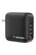 Obrázok pre Verbatim Mini GaN Charger 165W Univerzální Černá AC Rychlé nabíjení Vnitřní