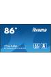 Obrázok pre iiyama LH8665UHSB-B1 sdělovací displej Stánkový design 2,18 m (86") LED Wi-Fi 800 cd/m² 4K Ultra HD Černá Zabudovaný procesor Android 11 24/7