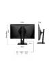 Obrázok pre JAPANNEXT JN-IPS2382FHDR-HSP počítačový monitor 61 cm (24") 1920 x 1080 px Full HD LCD Černá