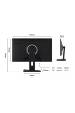 Obrázok pre JAPANNEXT JN-I238FHD200F počítačový monitor 60,5 cm (23.8") 1920 x 1080 px Full HD LCD Černá