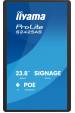 Obrázok pre iiyama ProLite S2425AS-B1P Plochá digitální tabule 60,5 cm (23.8") LCD Wi-Fi 500 cd/m² Full HD Černá Zabudovaný procesor Android 24/7