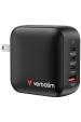 Obrázok pre Verbatim Mini GaN Charger 100W Univerzální Černá AC Rychlé nabíjení Vnitřní
