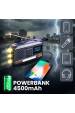 Obrázok pre Extralink RADIO AWARYJNE BLUETOOTH SOLARNE Z KORBKA DYNAMO POWERBANK 4000MAH Z LATARKA SOS BT-4000 Cestovní Analogový a digitální Černá, Oranžová