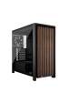 Obrázok pre Corsair FRAME 4000D WOOD RS Midi Tower Černá, Dřevo