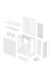 Obrázok pre ARCTIC Xtender White (Clear Glass) Midi Tower Bílá