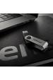 Obrázok pre Intenso USB 256GB OFFICE LINE 3.2 Gen1 Silver-Black USB paměť USB Typ-A 3.2 Gen 1 (3.1 Gen 1) Černá, Stříbrná
