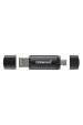 Obrázok pre Intenso 3544492 USB paměť 256 GB USB Type-A / USB Type-C 3.2 Gen 1 (3.1 Gen 1) Černá