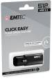 Obrázok pre Emtec B110 Click Easy 3.2 USB paměť 512 GB USB Typ-A 3.2 Gen 2 (3.1 Gen 2) Černá