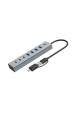 Obrázok pre Conceptronic HUBBIES20GP rozbočovač rozhraní USB 3.2 Gen 1 (3.1 Gen 1) Type-C 5000 Mbit/s Šedá