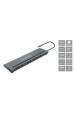 Obrázok pre Conceptronic DONN17G dokovací stanice/replikátor portů Kabel USB 3.2 Gen 1 (3.1 Gen 1) Type-C Šedá