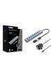 Obrázok pre Conceptronic HUBBIES21GP rozbočovač rozhraní USB 3.2 Gen 1 (3.1 Gen 1) Type-A 5000 Mbit/s Šedá