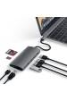 Obrázok pre Satechi Multi-Port Adapter V2 Dock st. USB 3.2 Gen 1 (3.1 Gen 1) Type-C Šedá