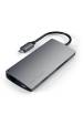 Obrázok pre Satechi Multi-Port Adapter V2 Dock st. USB 3.2 Gen 1 (3.1 Gen 1) Type-C Šedá