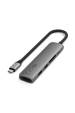 Obrázok pre Satechi ST-P6SM rozbočovač rozhraní USB typu C 10000 Mbit/s Šedá
