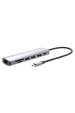Obrázok pre Manhattan 153966 dokovací stanice/replikátor portů Kabel USB 3.2 Gen 2 (3.1 Gen 2) Type-C Stříbrná