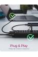 Obrázok pre ICY BOX IB-HUB1717-U3 USB 3.2 Gen 1 (3.1 Gen 1) Type-A 5000 Mbit/s Černá