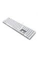 Obrázok pre CHERRY KC 200 MX klávesnice Univerzální USB QWERTZ Německý Stříbrná, Bílá