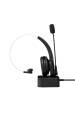Obrázok pre LogiLink BT0059 sluchátka / náhlavní souprava Sluchátka s mikrofonem Bezdrátový Přes hlavu Kancelář / call centrum Bluetooth Nabíjecí podstavec Černá