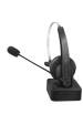 Obrázok pre LogiLink BT0059 sluchátka / náhlavní souprava Sluchátka s mikrofonem Bezdrátový Přes hlavu Kancelář / call centrum Bluetooth Nabíjecí podstavec Černá