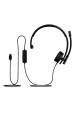 Obrázok pre Logitech H570E Sluchátka s mikrofonem Kabel Přes hlavu Kancelář / call centrum USB typu C Černá