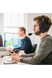 Obrázok pre LogiLink BT0060 sluchátka / náhlavní souprava Sluchátka s mikrofonem Bezdrátový Přes hlavu Kancelář / call centrum Bluetooth Černá