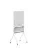Obrázok pre Mobilní tabule Ergo Office se suchým stíráním, vertikální orientace, bílá, jednostranná, s policí, rozměry tabule 1190x790 mm, ER-305