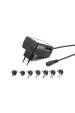 Obrázok pre EnerGenie EG-MC-008 univerzální nastavitelný 12W síťový adaptér 3V-12V + sada 7 koncovek