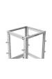 Obrázok pre OPEN RACK 19" 15U 600X600-1100 NASTAVITELNÝ ŠEDÝ LANBERG