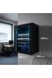 Obrázok pre Extralink LITE 12U 530X400 WALL-MOUNTED RACKMOUNT CABINET BLACK Stojací/nástěnný/podlahový stojan Černá