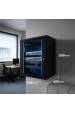 Obrázok pre Extralink LITE 9U 530X400 WALL-MOUNTED RACKMOUNT CABINET BLACK Nástěnný regál
