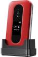 Obrázok pre Doro Leva L30 7,11 cm (2.8") 142,7 g Červená, Bílá Klasický telefon