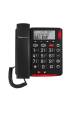 Obrázok pre amplicomms BigTel 50 Alarm Plus Analogový telefon Identifikace volajícího Tmavě šedá