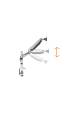 Obrázok pre Digitus DA-90351 Držák/stojan na monitor 68,6 cm (27") Stůl Černá, Stříbrná