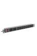 Obrázok pre LANBERG POWER STRIP RACK PDU (1U, 16A,2XC19,8XC13)