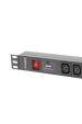 Obrázok pre LANBERG RACK POWER STRIP PDU (1U, 16A, 8X IEC C13)