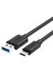 Obrázok pre UNITEK Y-C474BK USB kabel USB 3.2 Gen 1 (3.1 Gen 1) 1 m USB A USB C Černá