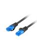 Obrázok pre LANBERG PATCHCORD S/FTP CAT.6A 3M ČERNÝ LSZH