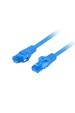 Obrázok pre LANBERG PATCHCORD S/FTP CAT.6A 1M MODRÝ LSZH