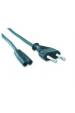 Obrázok pre Gembird PC-184/2 napájecí kabel Černá 1,8 m Zásuvka typu C C8 rozdvojovač
