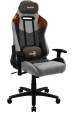 Obrázok pre Aerocool DUKE AeroSuede Univerzální herní židle Černá, Hnědá, Šedá