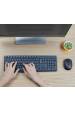 Obrázok pre Logitech MK235 klávesnice Obsahuje myš USB QWERTY US Mezinárodní Šedá