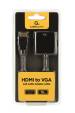 Obrázok pre Gembird A-HDMI-VGA-03 adaptér k video kabelům 0,15 m HDMI Typ A (standardní) VGA (D-Sub) Černá